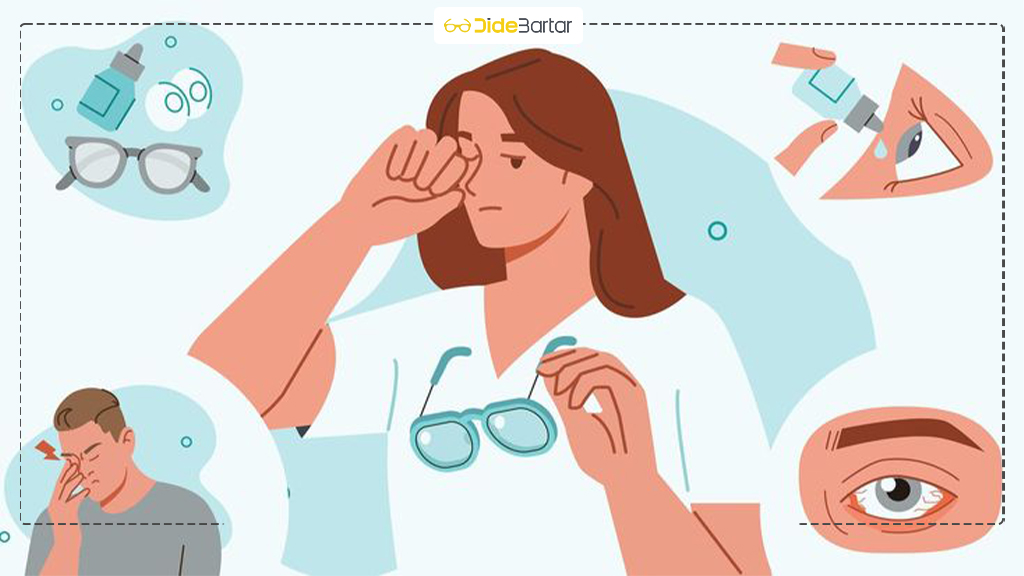 تفاوت بین خشکی چشم و آلرژی چشمی