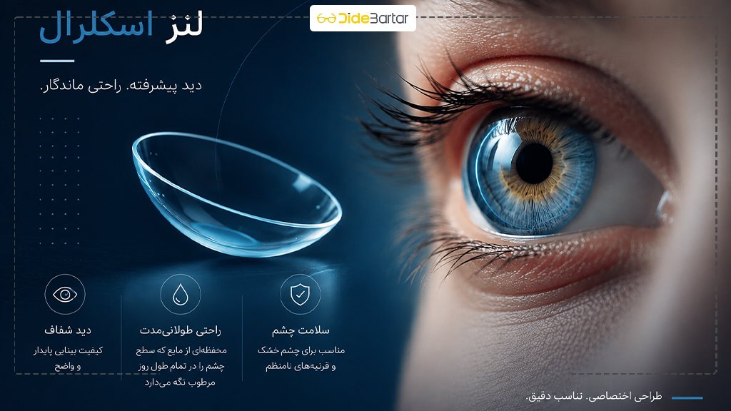 لنز اسکلرال برای افراد دارای خشکی شدید چشم